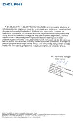 Referencje Delphi Poland S.A. Delphi Poland S.A.