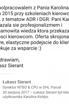 Referencje Linkedin - Pan Łukasz Sierant