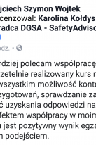 Referencje Facebook - Pan Wojciech Arwaj