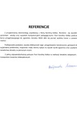 Referencje - Pani Małgorzata Sosnowska Referencje - Pani Małgorzata Sosnowska