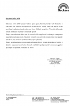 Beckers Farby Przemysłowe Sp. z o.o. II