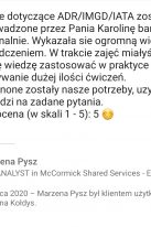 Referencje Linkedin - Pani Marzena Pysz