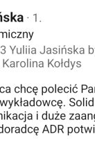 Pani Yulia Jasińska