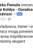 Referencje Facebook - Pani Agnieszka Pamuła, Vektor Transport Polska Sp. z o. o.
